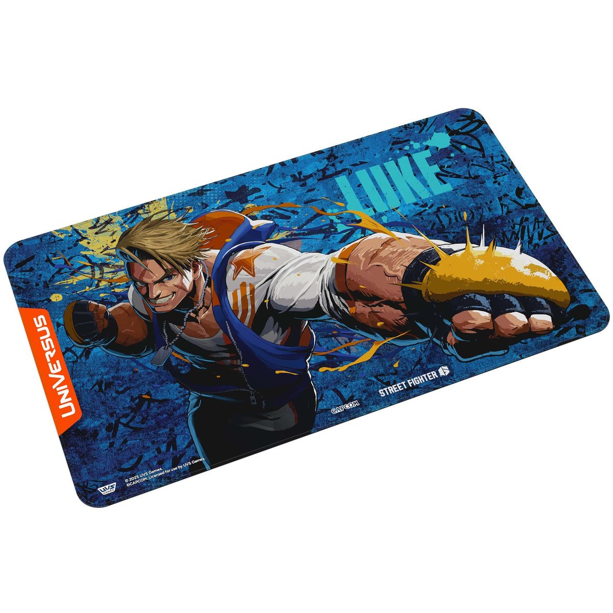 UVS Street Fighter 6 Challenger Series Playmat Luke Trading Card Game by UniVersus 7