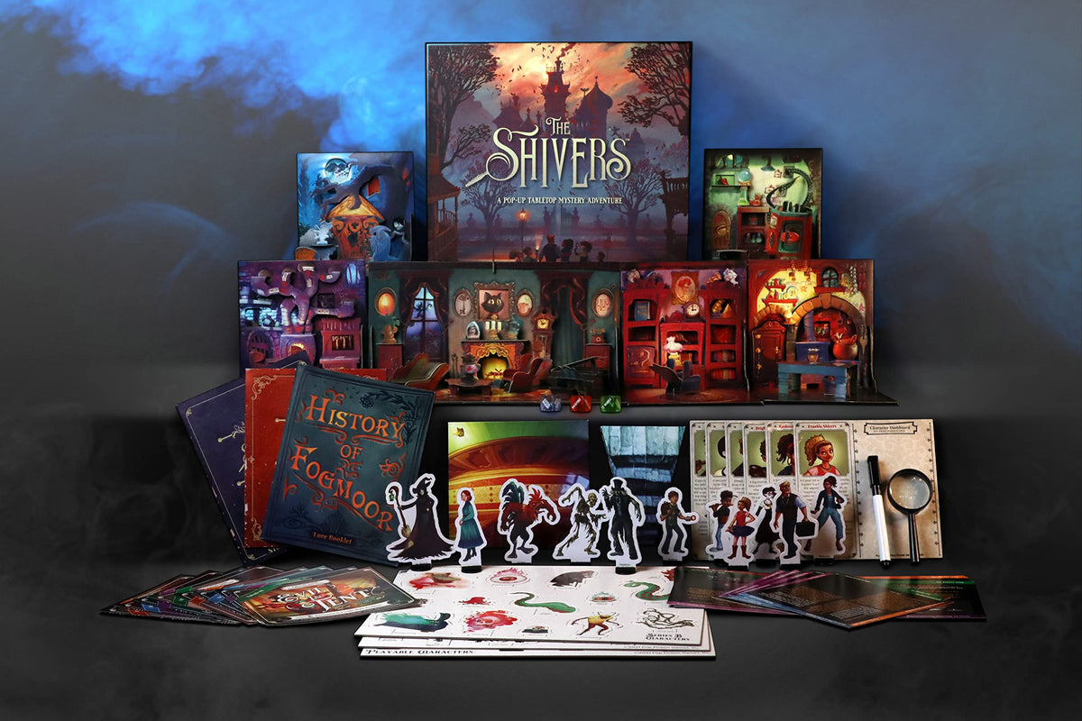 The Shivers Board Game | Pop-Up Mystery Adventure for 2-5 Players | Base Game | Unique Fantasy Family Game | Tabletop Game | Role Playing Adventure 3