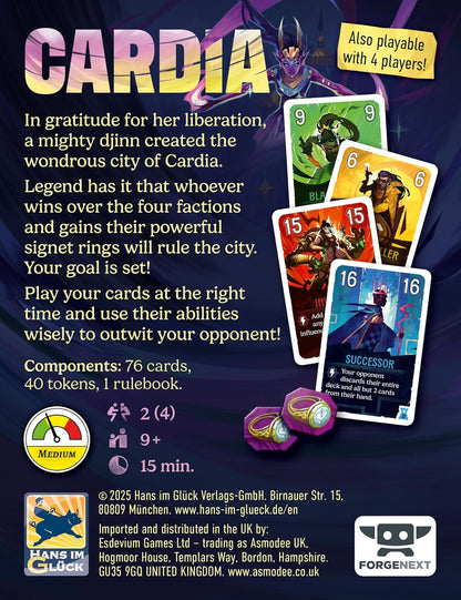 Duel for Cardia Board Game