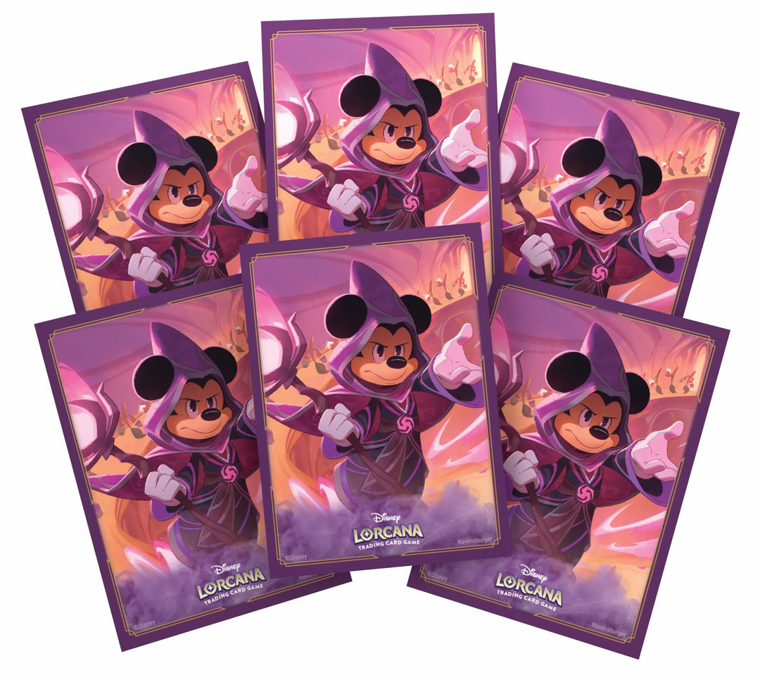 Disney Lorcana TCG - Card Sleeve Pack Mickey Mouse - Set 8 (65 ctn.)