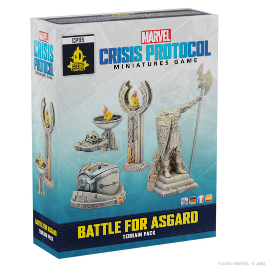 Atomic Mass Games Marvel: Crisis Protocol Battle for Asgard Terrain Pack - Enhance Your Battles with Asgardian Terrain! Tabletop Superhero Game, Ages 14+, 2 Players, 90 Minute Playtime, Made 1