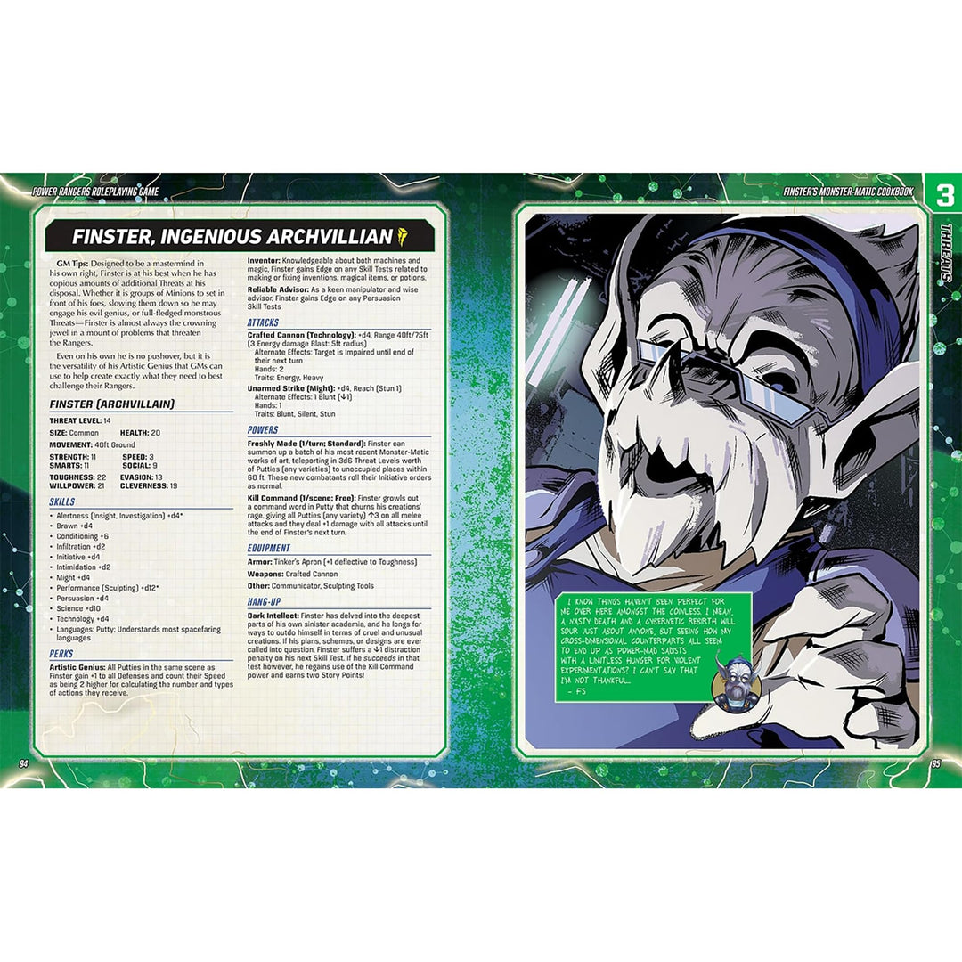 Finster's Monster-Matic Cookbook Sourcebook: Power Rangers RPG 5