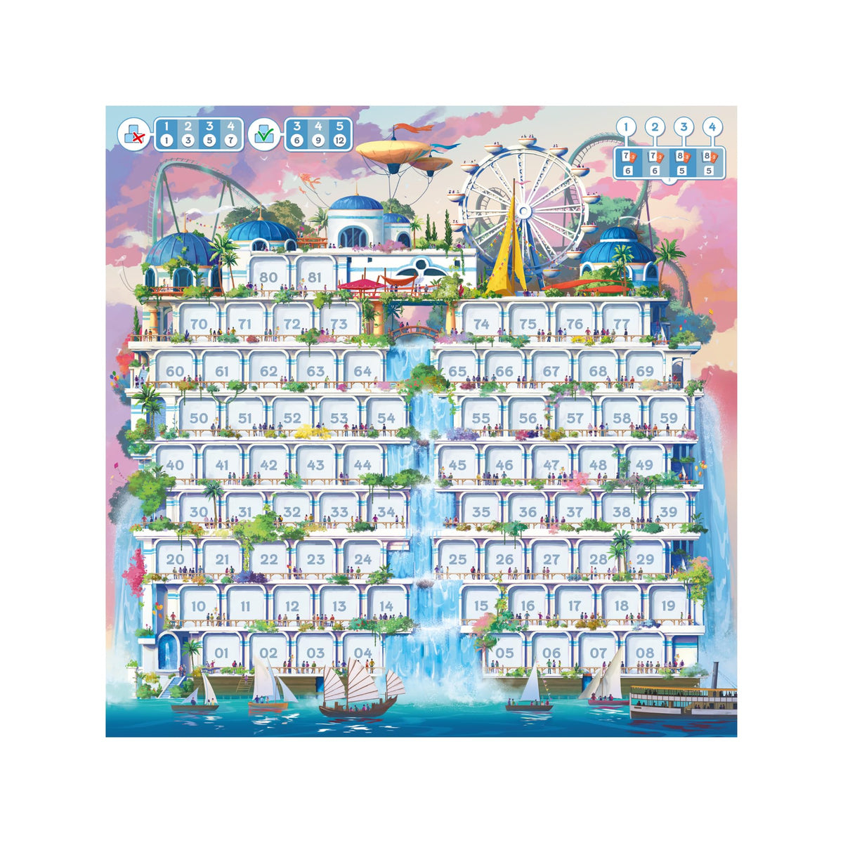 Waterfall Park Board Game - Build The Ultimate Amusement Park! Strategy Game, Fun Family Game for Kids and Adults, Ages 10+, 3-5 Players, 45 Minute Playtime, Made by Repos Production 4