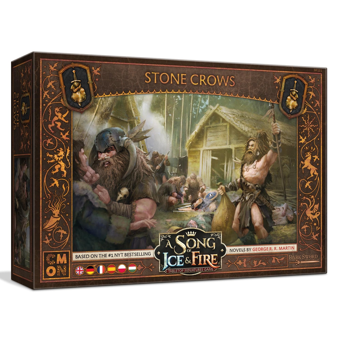 CMON A Song of Ice and Fire Tabletop Miniatures Game Stone Crows Unit Box - Mercenaries for Hire in Westeros! Strategy Game for Adults, Ages 14+, 2+ Players, 45-60 Minute Playtime, Made 1