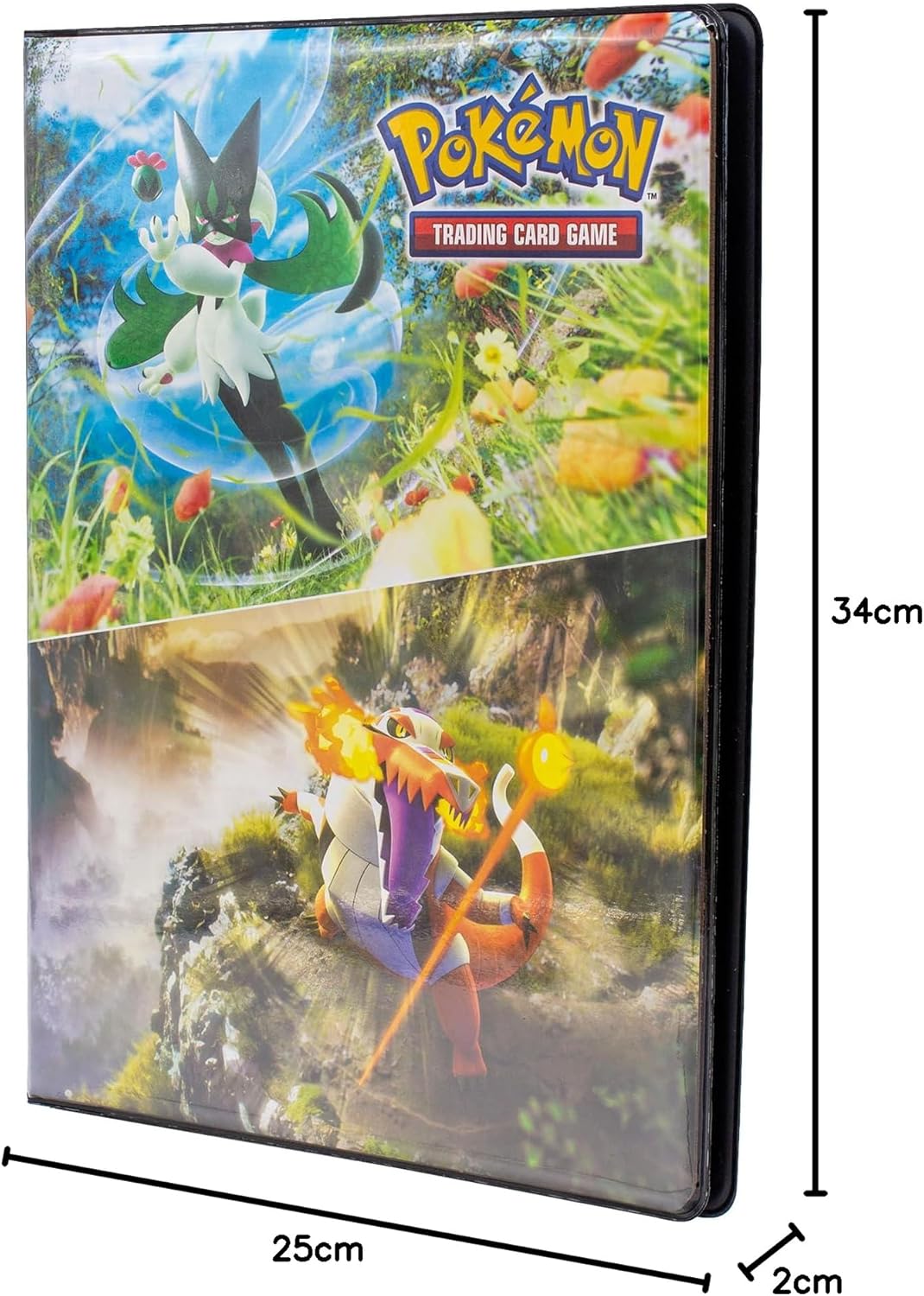 Scarlet & Violet Skeledirge Meowscarada Quaquaval 9-Pocket Portfolio for Pokemon TCG 4