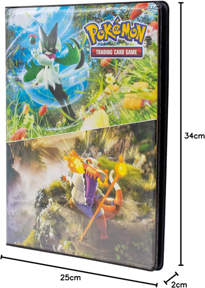 Scarlet & Violet Skeledirge Meowscarada Quaquaval 9-Pocket Portfolio for Pokemon TCG 4