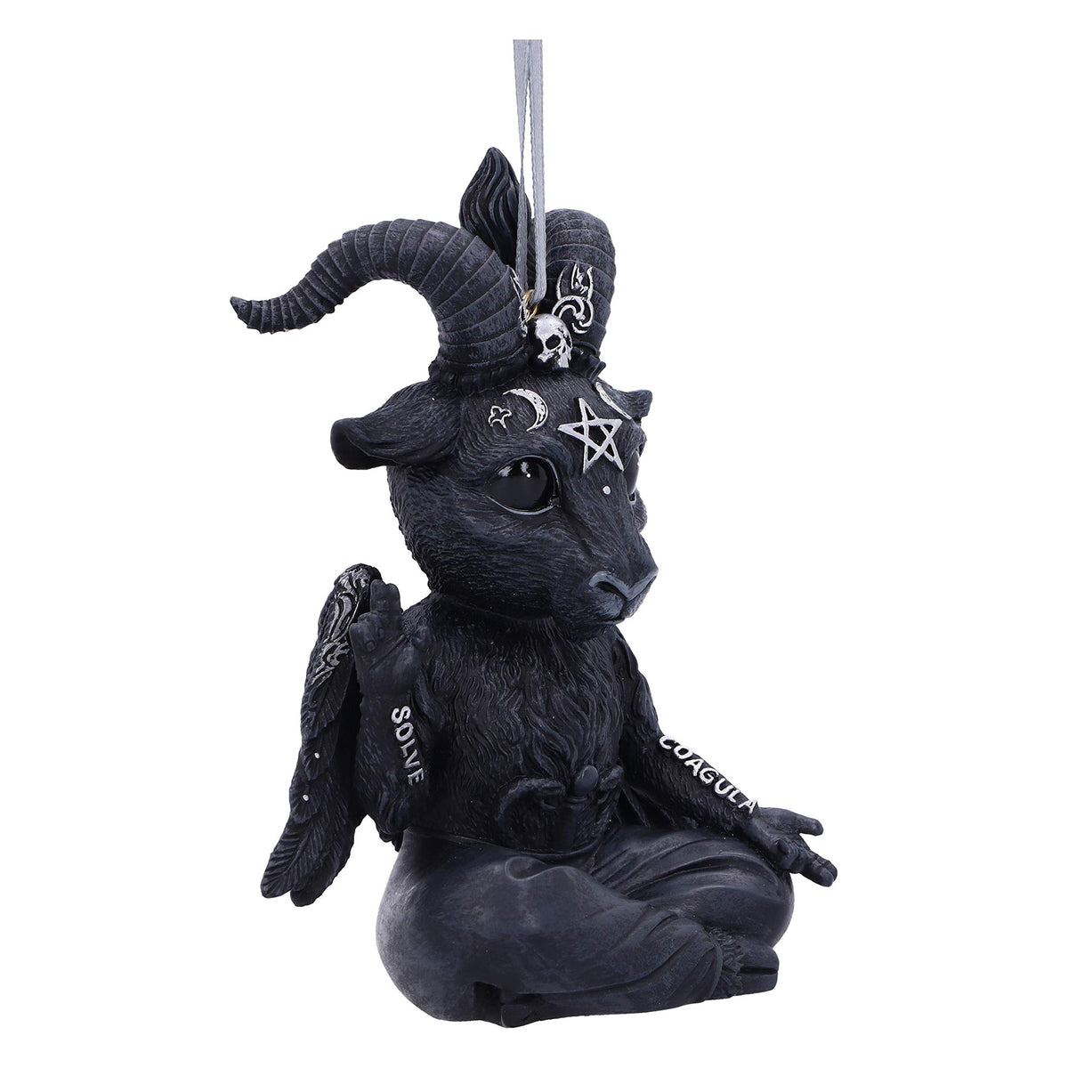 Baphoboo Black Baby Baphomet Hanging Decorative Ornament 11cm 4