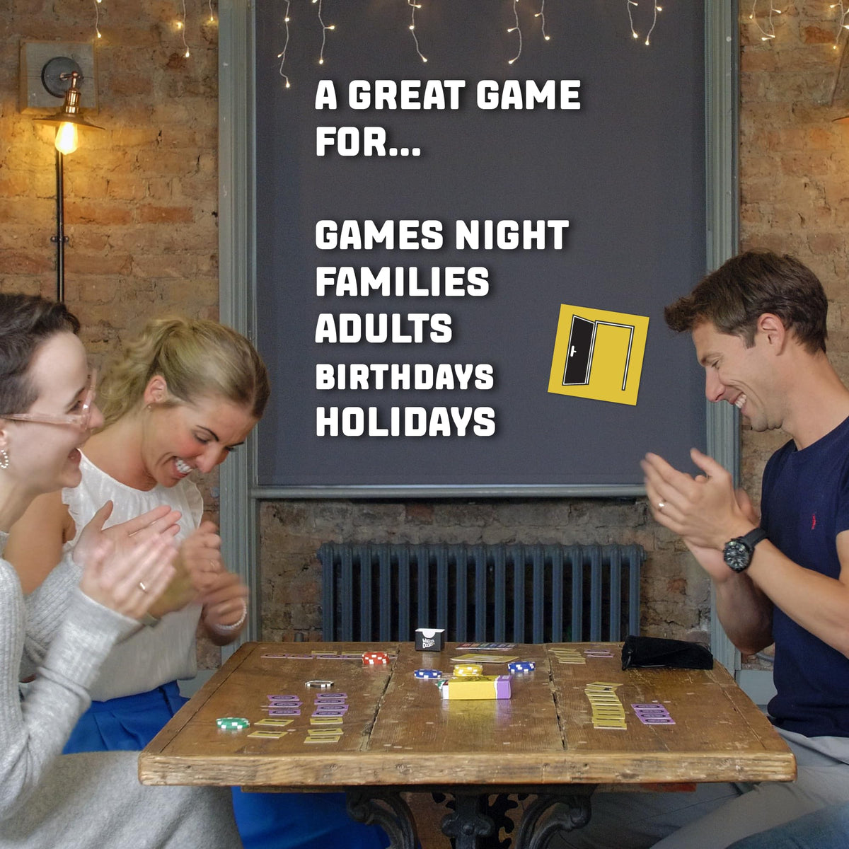 Format Games Wheels vs Doors Party Game - Hilarious Game Based on Social Media Discussions, Fun Family Game for Kids and Adults, Ages 8+, 2-20 Players, 30+ Minute Playtime, Made 6