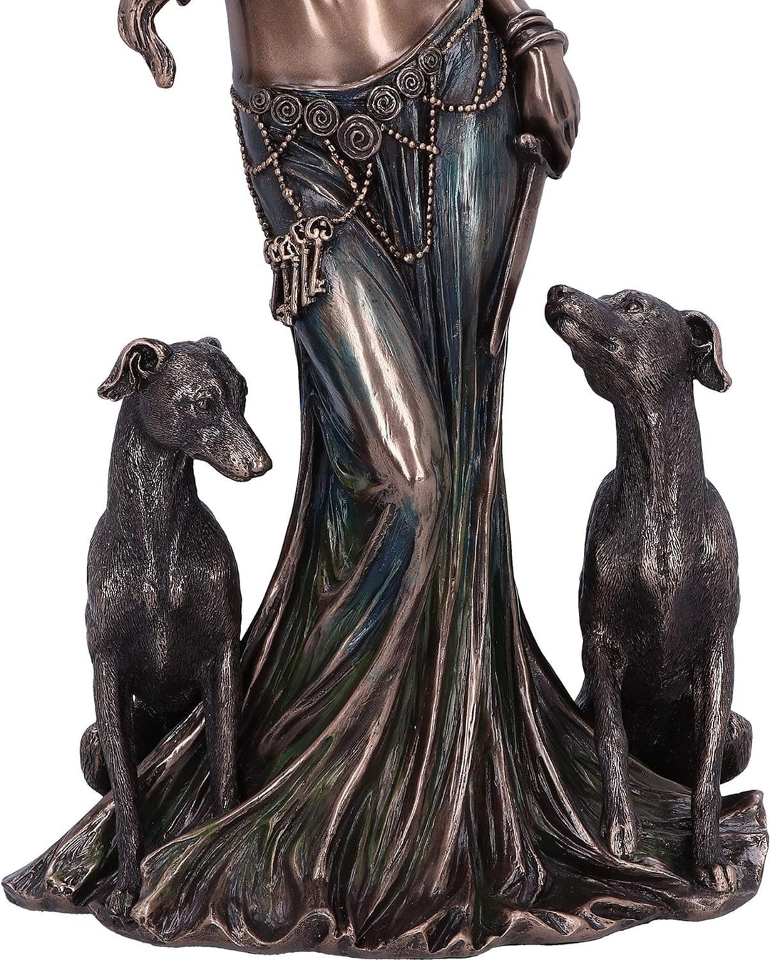 Bronze Mythological Hecate Moon Goddess Figurine 34cm