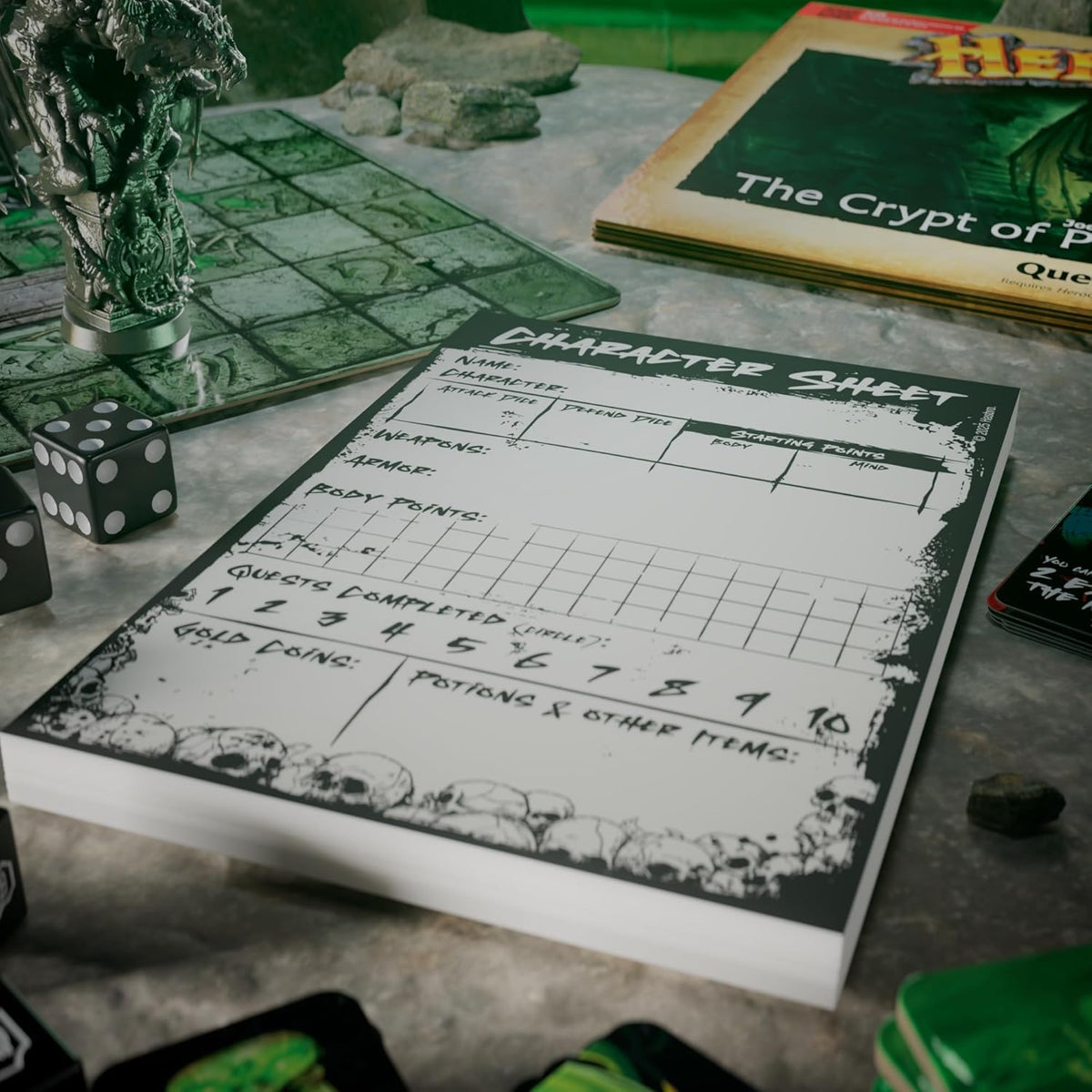 Heroquest Crypt of Perpetual Darkness Board Game Expansion