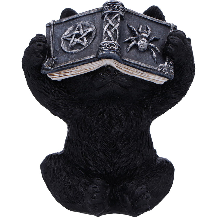 Three Wise Witchy Black Spell Cats 8.5cm