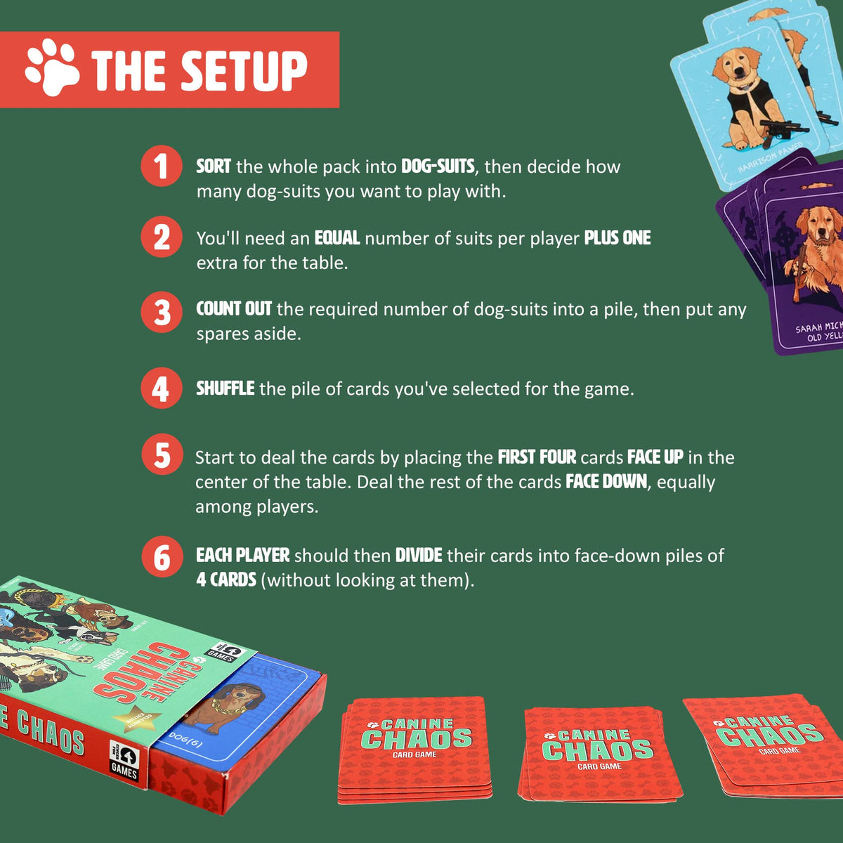 Canine Chaos Card Game by Ginger Fox 6