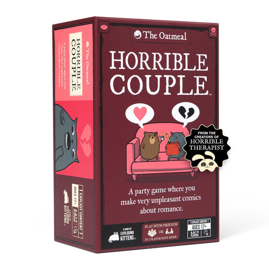 Horrible Couple Board Game by Exploding Kittens 1