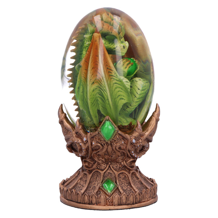 Elemental Dragonlings Earth Dragon in Clear Egg 12cm