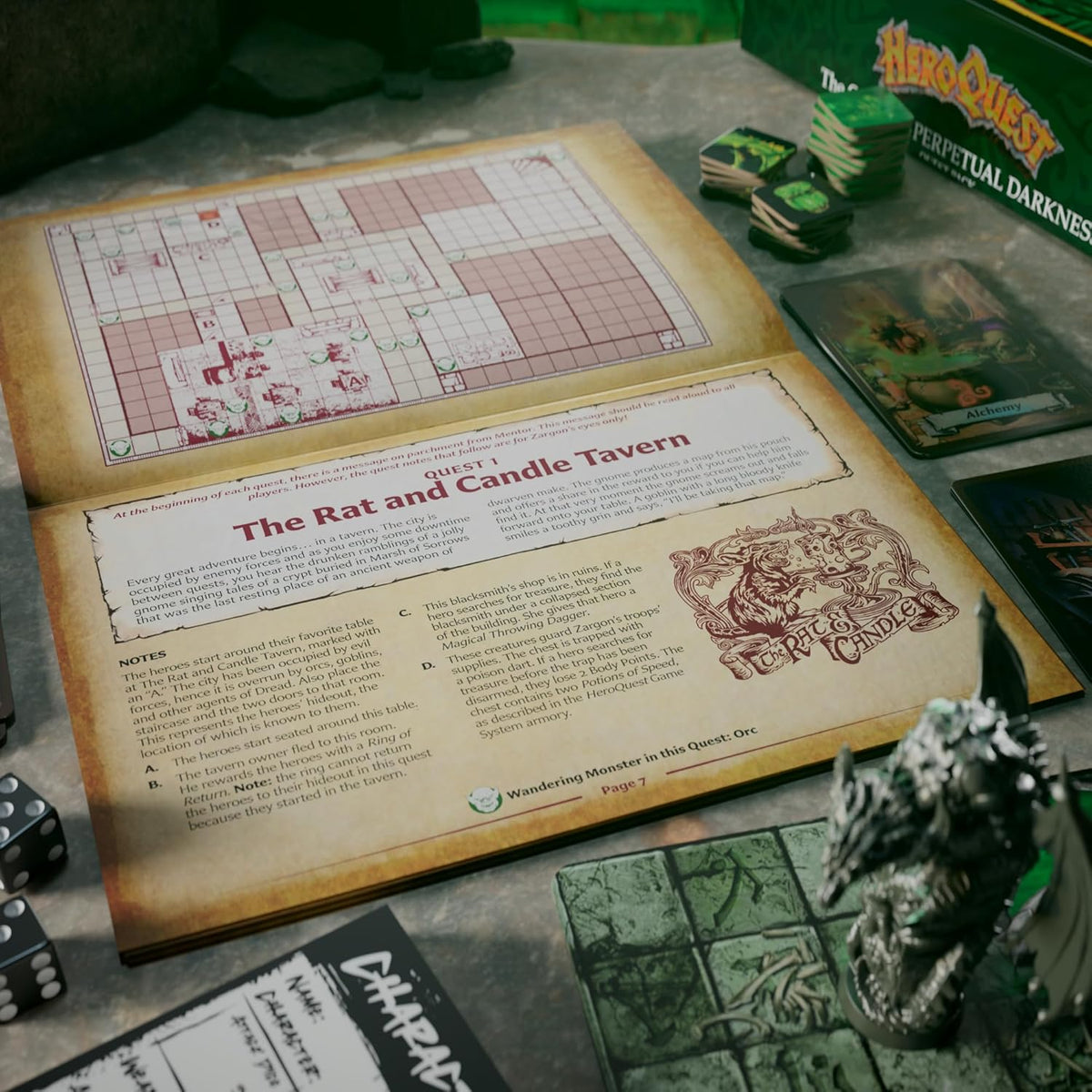 Heroquest Crypt of Perpetual Darkness Board Game Expansion