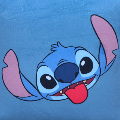 Disney Stitch and Angel Cube Cushion in Blue 25cm 3