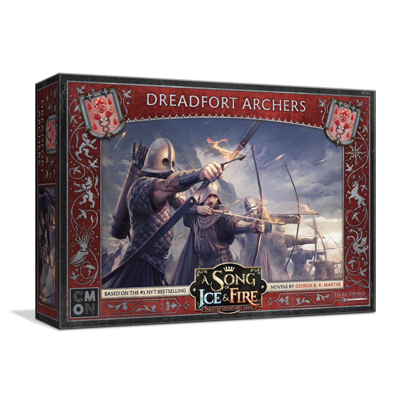 A Song of Ice and Fire Tabletop Miniatures Game Dreadfort Archers Unit Box - Precision Strikes from The North, Strategy Game for Adults, Ages 14+, 2+ Players, 45-60 Minute Playtime, Made by CMON 1
