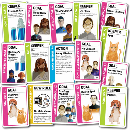 Looney Labs Star Trek Fluxx Porthos Expansion - Versatile Integration with Lighthearted Characters 2