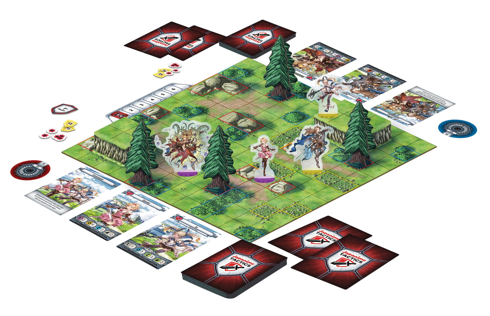 Japanime Tactics: Granblue Fantasy Gran Starter Set | from The Creator of Dragon Fire | Strategize and Battle | 2-4 Players Ages 14+ 2