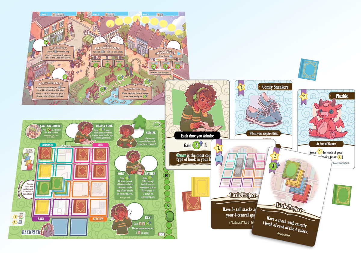 A Place For All My Books Board Game by Smirk and Dagger 3