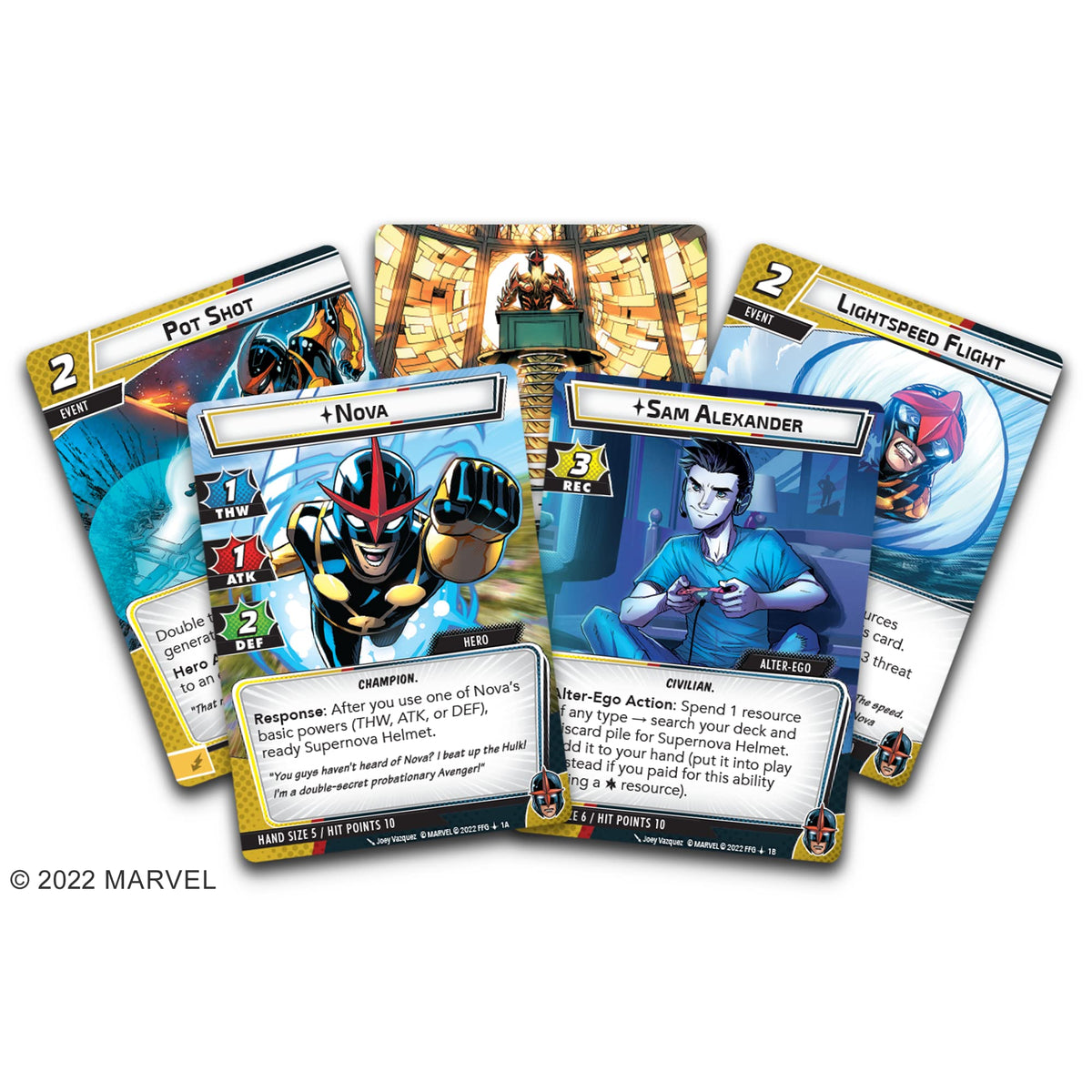 Marvel Champions Nova Hero Pack Roleplaying Game 2
