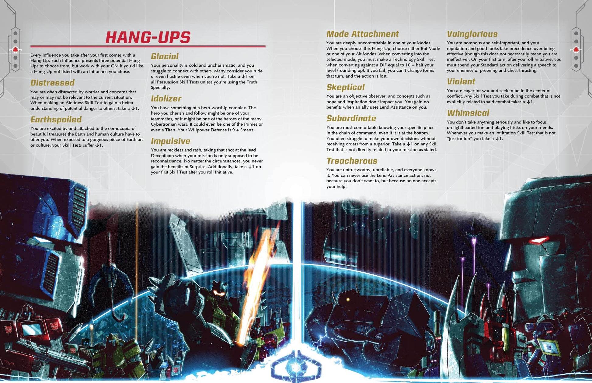Transformers RPG Core Rulebook 7