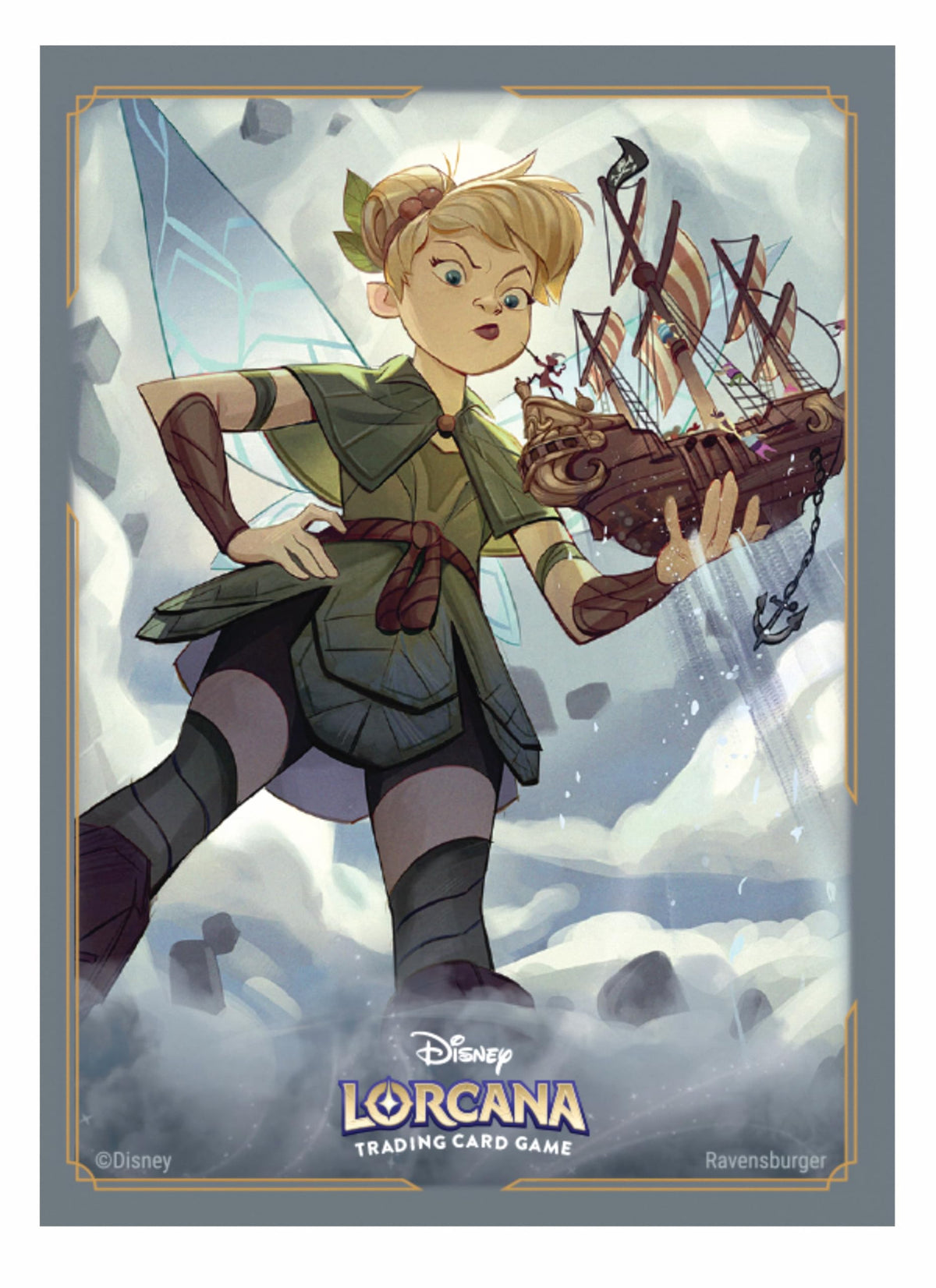 Disney Lorcana TCG Card Sleeve Pack Tinkerbell Set 8 65 ctn Trading Card Game by Ravensburger 5