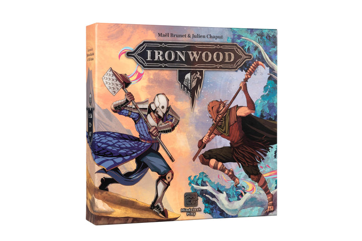 Mindclash Games Ironwood - Asymmetric Tactical Card Game for 1-2 Players | Faction-Specific Strategies & Multi-Use Action Cards | Highly Competitive Fantasy Warfare