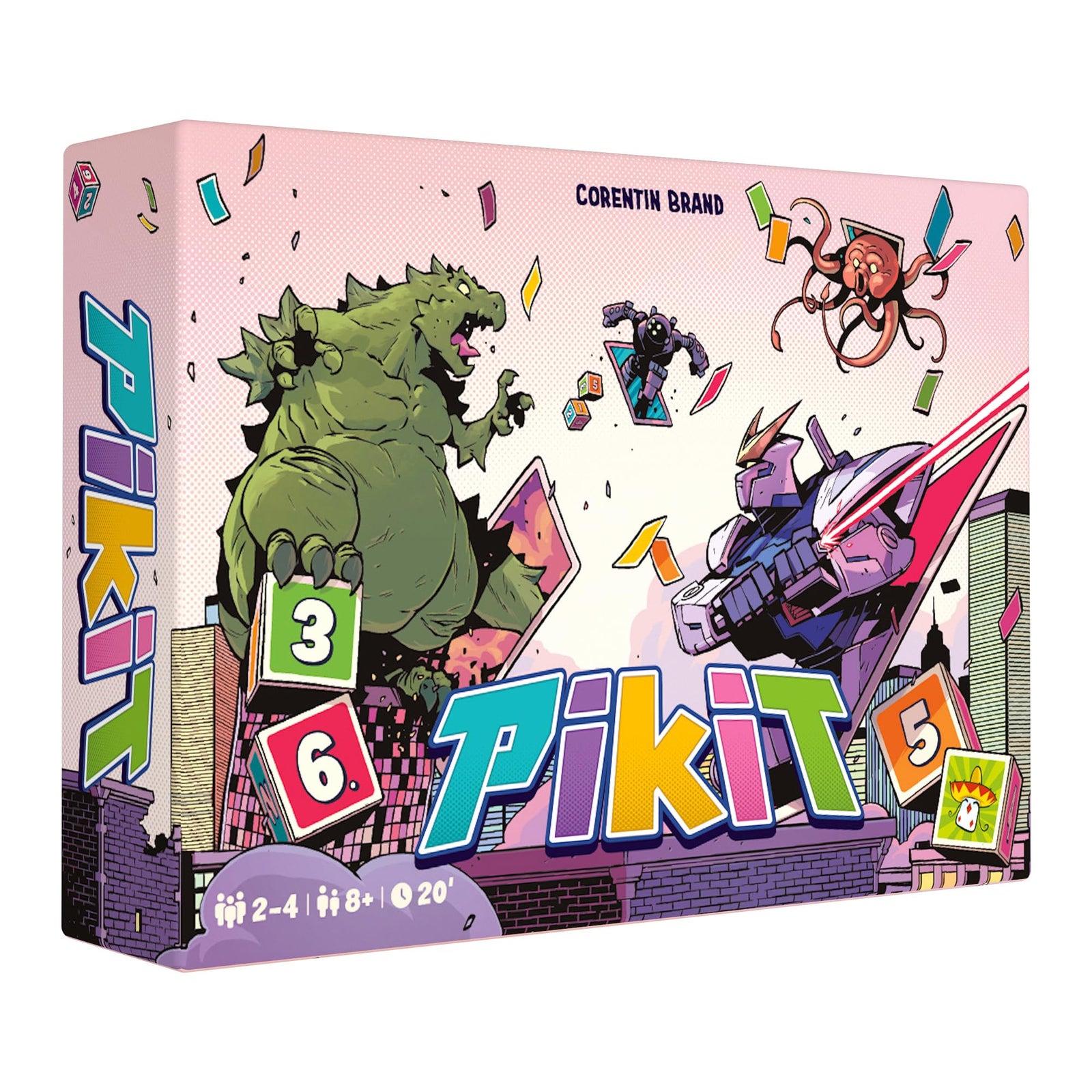 Pikit Board Game - Steal and Block Opponents in This Dice Rolling & Card Claiming Strategy Game, Fun Family Game for Kids & Adults, Ages 8+, 2-4 Players, 30 Minute Playtime, Made by Repos Production 1