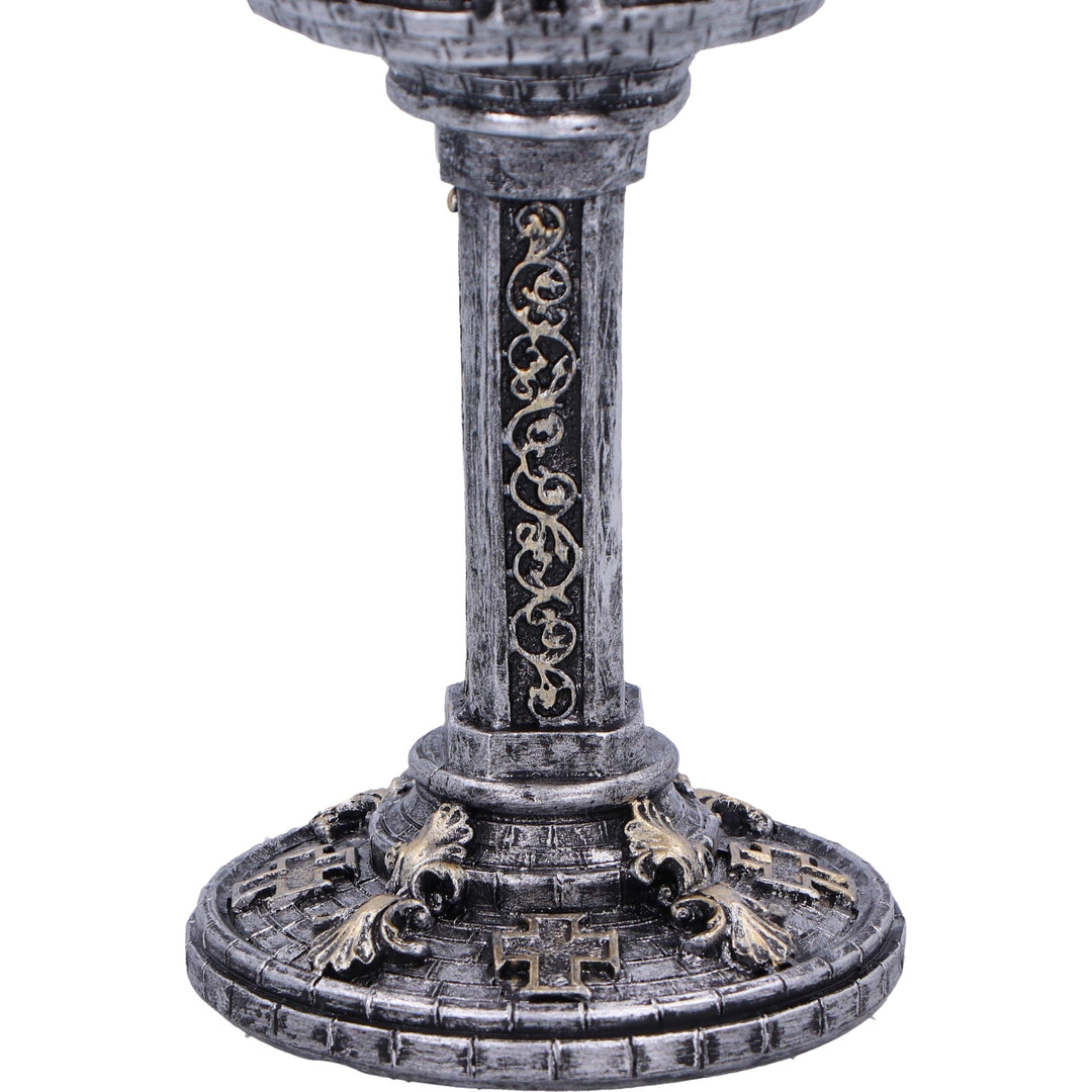 Valiant Medieval Knight Architectural Goblet 19.7cm