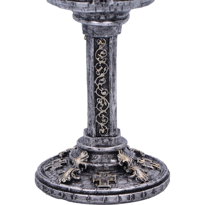 Valiant Medieval Knight Architectural Goblet 19.7cm