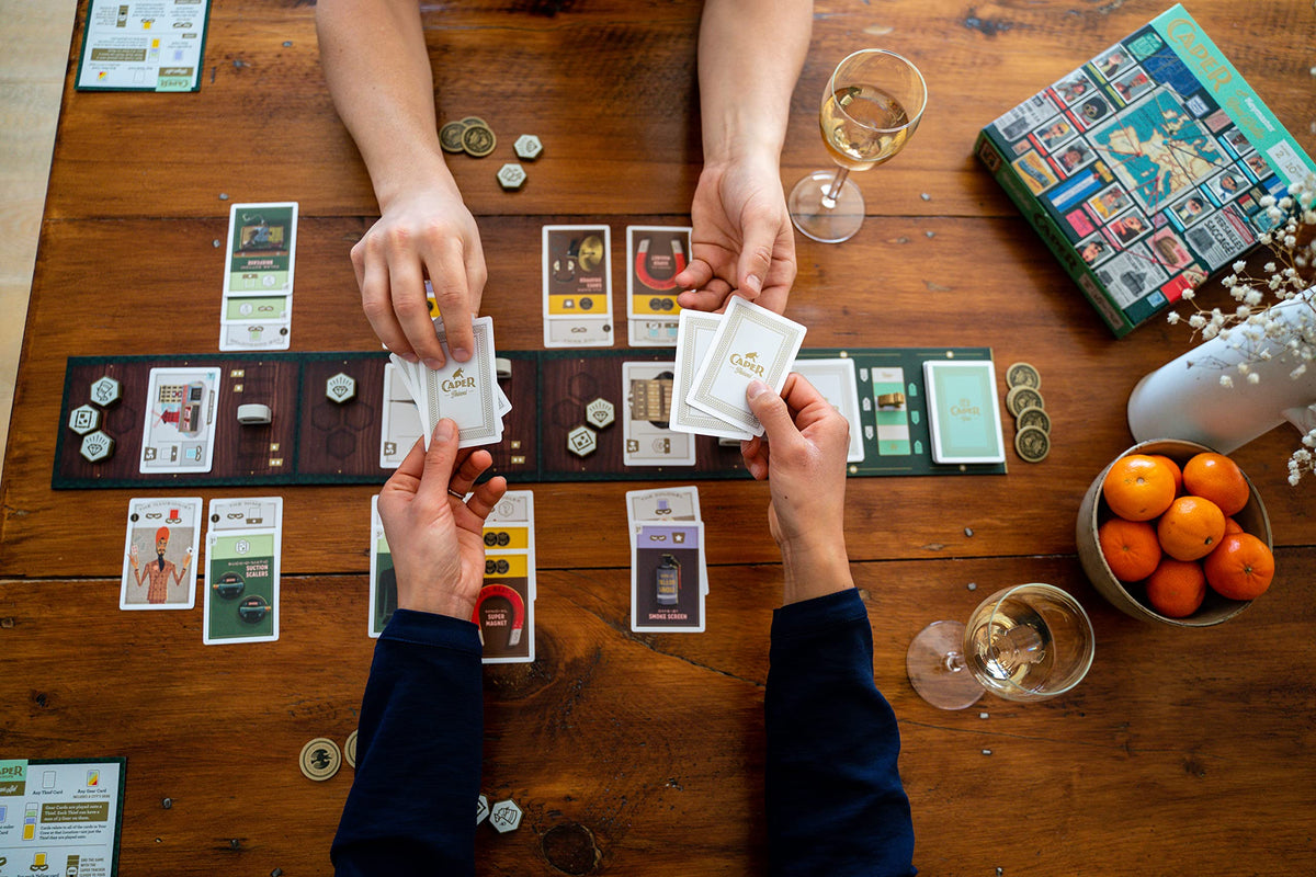 Keymaster Games Caper Europe | Strategic Two-Player Board Game | A Head-to-Head Card Drafting Game of Planning The Perfect Heist in Four Unique International Cities | Ages 10+ 6