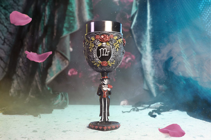 Gothic Skeleton Mr Goblet 21cm
