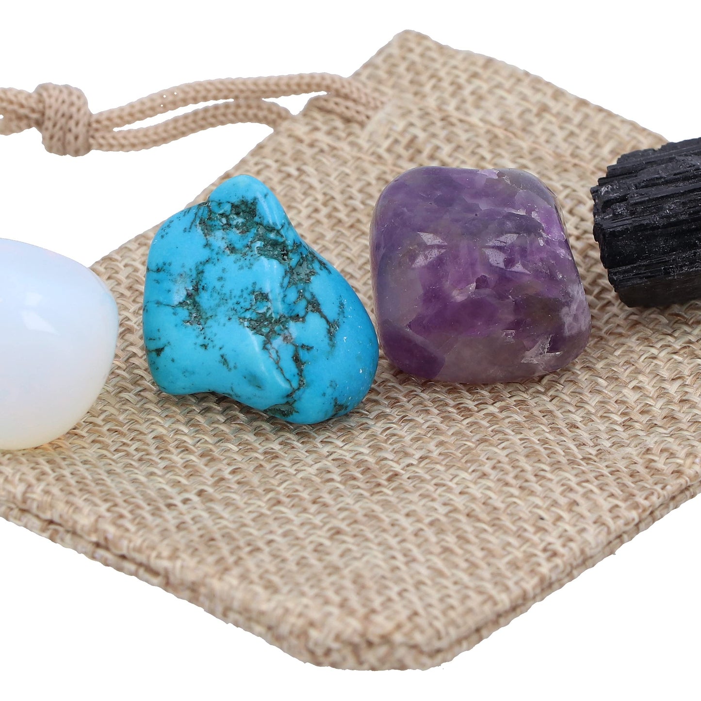 Dreamstones and Pouch Set of 4 Healing Stones 5