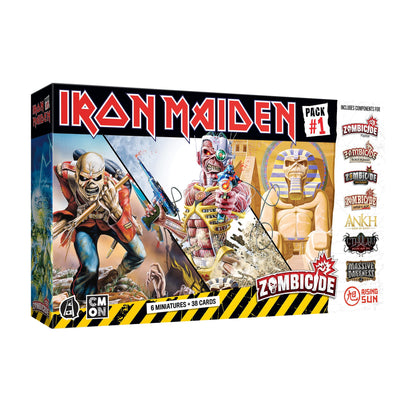 Zombicide Iron Maiden Character Pack #1 - Eddie Miniatures and Game Enhancements! Cooperative Strategy Board Game, Ages 14+, 1-6 Players, 60 Minute Playtime, Made by CMON 1