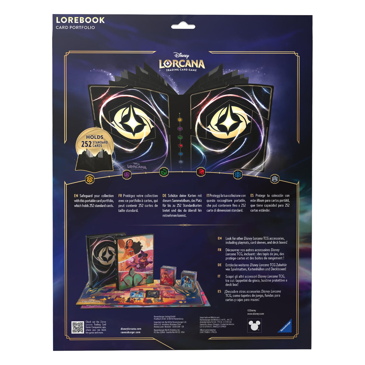 Disney Lorcana TCG Portfolio Set 5 8 Lorcana Card Back Trading Card Game by Ravensburger 3