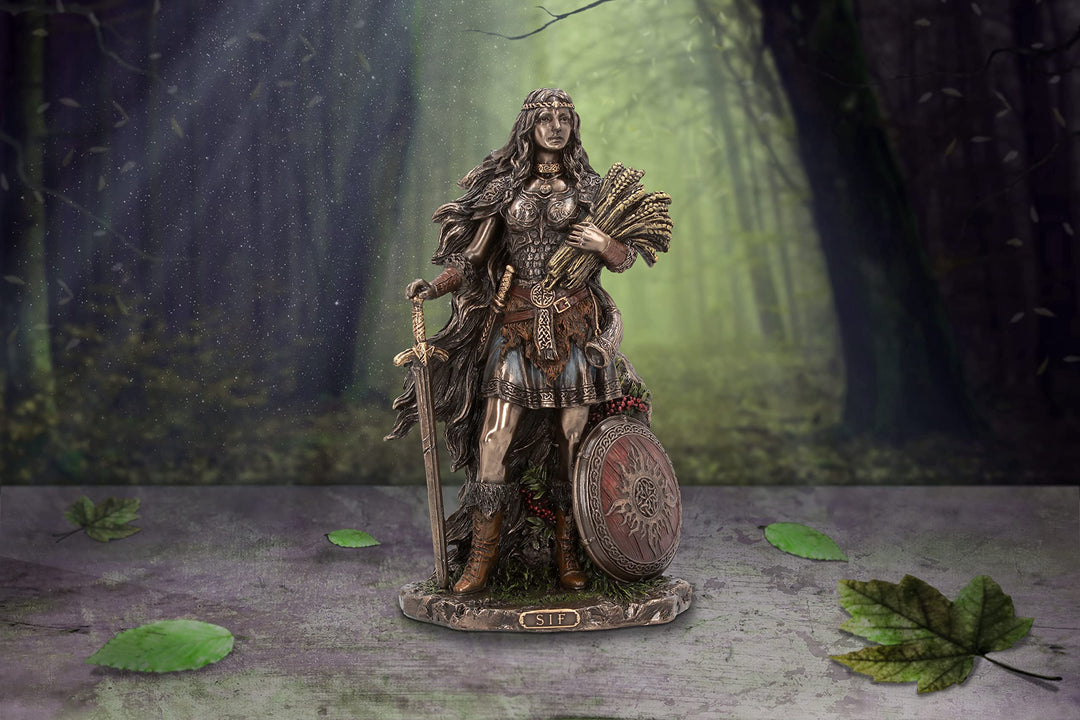 Sif Goddess of Earth and Family Bronze Figurine 22cm