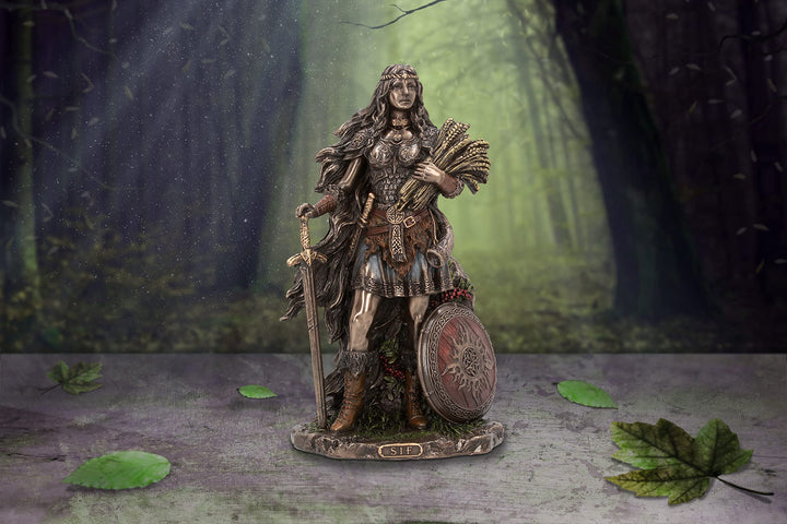 Sif Goddess of Earth and Family Bronze Figurine 22cm
