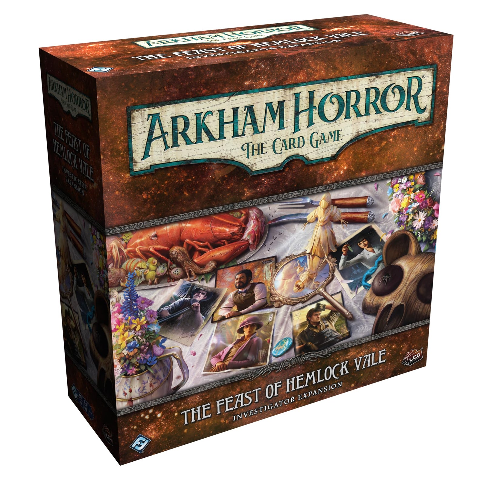 Arkham Horror The Card Game The Feast of Hemlock Vale Investigator Expansion - Face Unknown Terrors! Lovecraftian Cooperative LCG, Ages 14+, 1-4 Players, 1-2 Hr Playtime, Made by Fantasy Flight Games 1