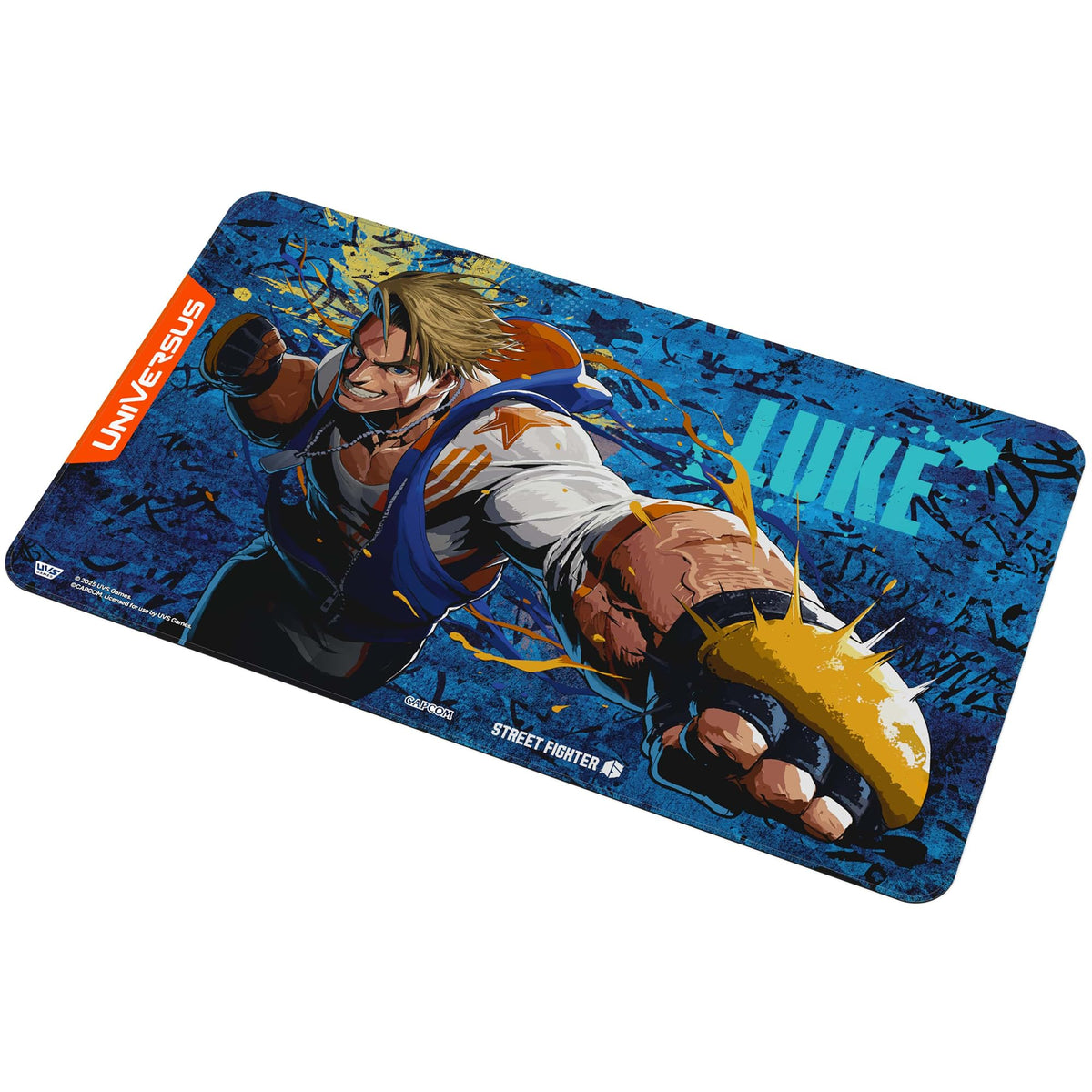 UVS Street Fighter 6 Challenger Series Playmat Luke Trading Card Game by UniVersus 8