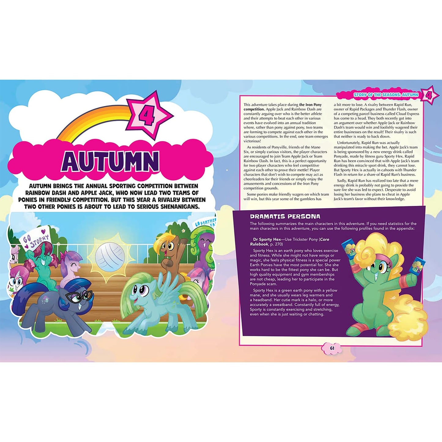 Renegade Game Studios: My Little Pony RPG - Story of The Seasons - Expansion Hardcover Book, Roleplaying Game, Celebrate Friendship All Year Round 6