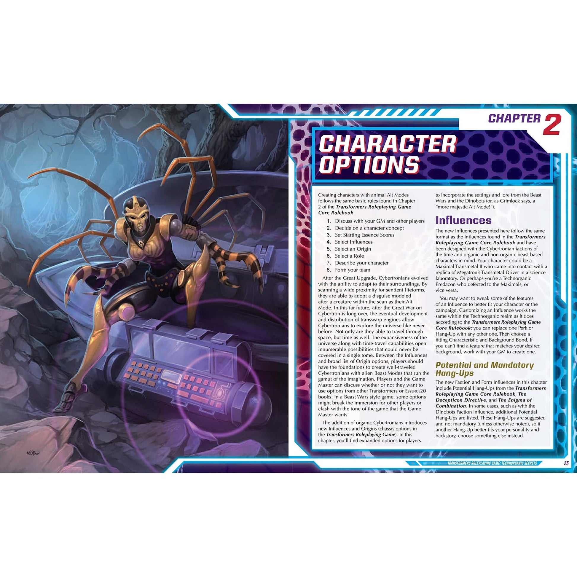 Transformers Roleplaying Game Technorganic Secrets Sourcebook 7