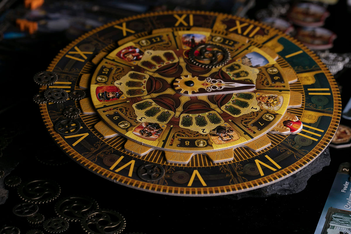 City of The Great Machine Board Game | 1-4 Players | Ages 14 and up | Steampunk | One-vs-Many | Hidden Movement | Cooperative & Solo | Average Playtime 45-90 min 4
