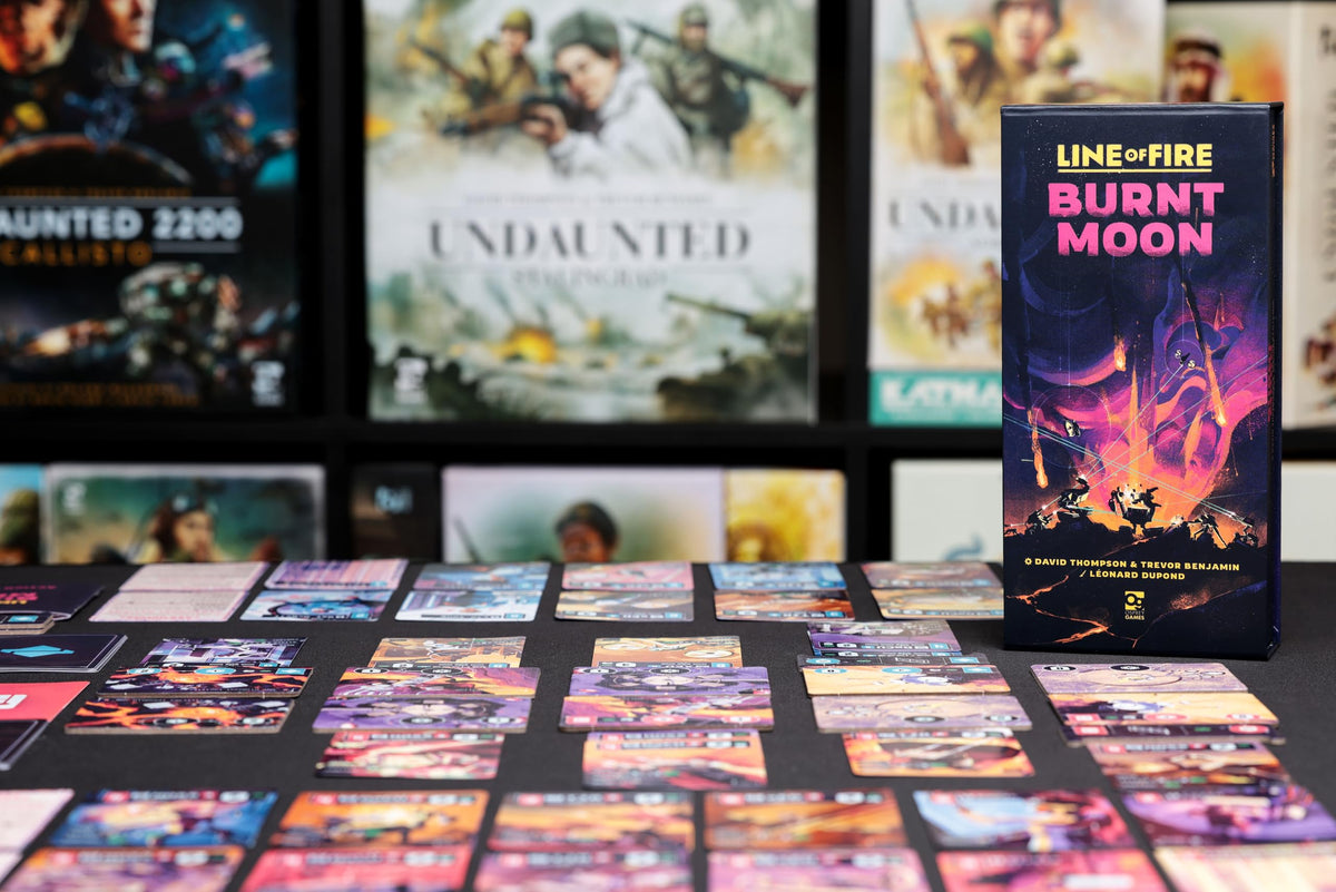 Line of Fire Burnt Moon Board Game by Osprey 3