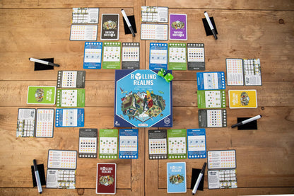 Rolling Realms A Light Strategic Roll-and-Write Board Game for Families and Adults 6