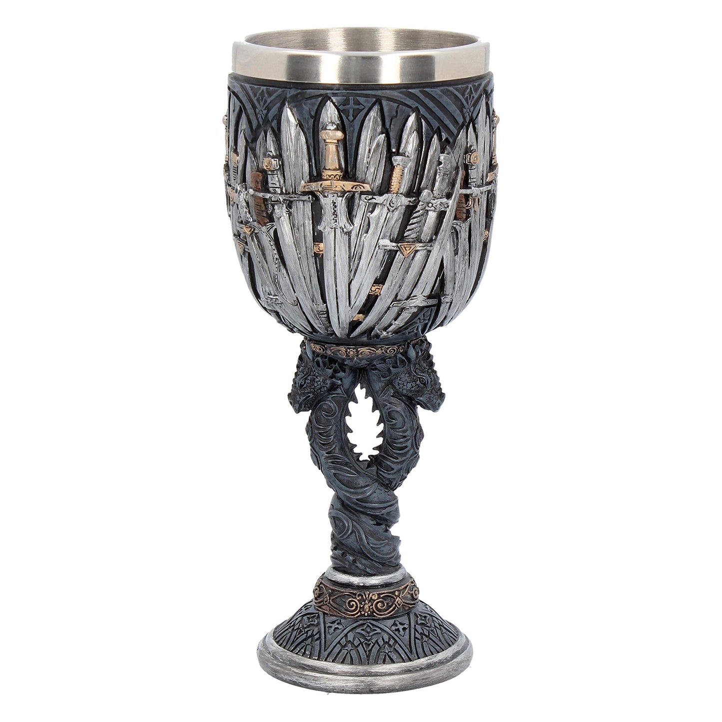 Nemesis Now Medieval Sword Dragon Wine Goblet 17.5cm 5