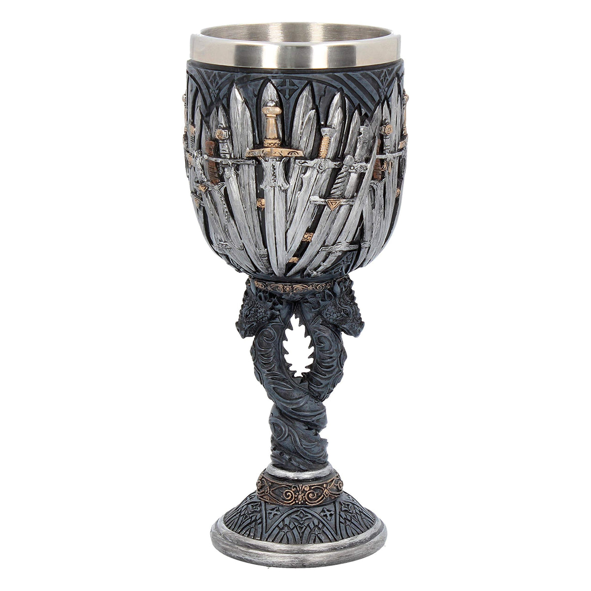 Nemesis Now Medieval Sword Dragon Wine Goblet 17.5cm 5