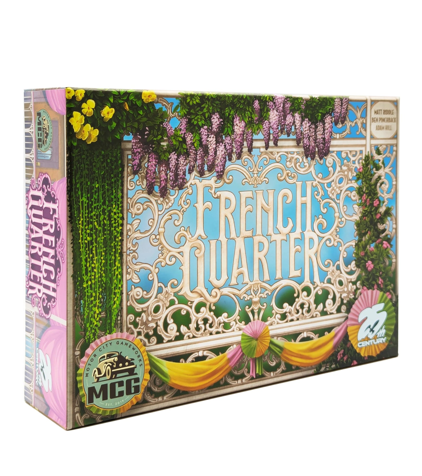 French Quarter: Stroll Through The Streets of New Orleans - Loaded Roll and Write Dice Game 1
