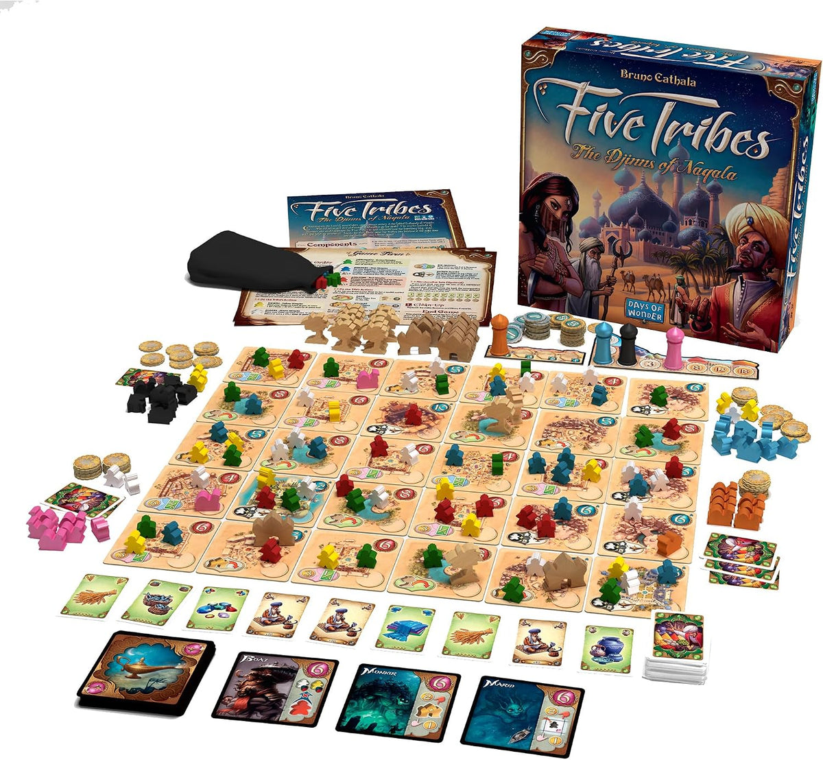 Five Tribes The Djinns of Naqala Strategy Board Game