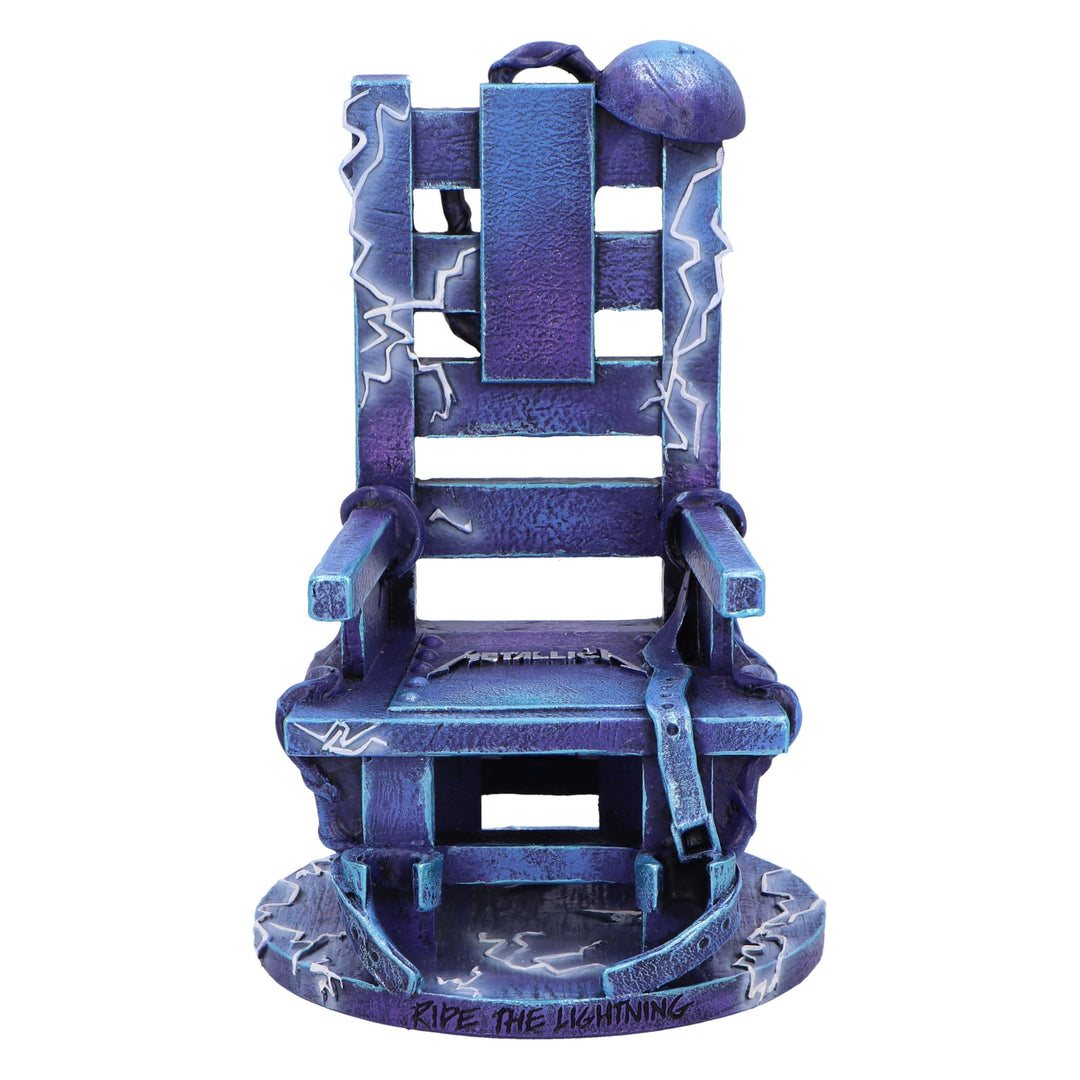 Metallica Ride the Lightning Blue Chair Ornament 15cm Officially Licensed